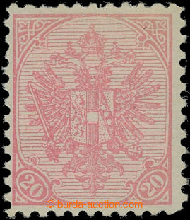 201482 - 1900 Mi.16Bx, Znak 20H růžová, zoubkování 10½; ate