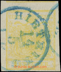 201849 - 1850 Ferch.1M III, Coat of arms 1 Kr citreous yellow, machin