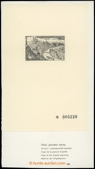 202132 - 1962 PT1, PRAGA '62, original adjustment on sheet exhibition
