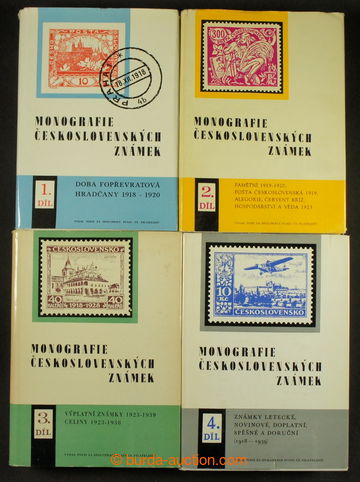 202143 - 1968-2002 MONOGRAFIE  československých známek, díly 1-5,