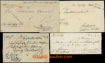 202290 - 1832-1849 CZECH LANDS - comp. of 4 letters with cancel. TABO