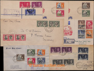 202308 - 1937-1954 sestava 15 dopisů; Nyasaland, Basutoland, N. a S.