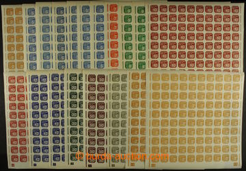 202431 - 1939 COUNTER SHEET / Pof.NV1-NV9, Newspaper stamps the first