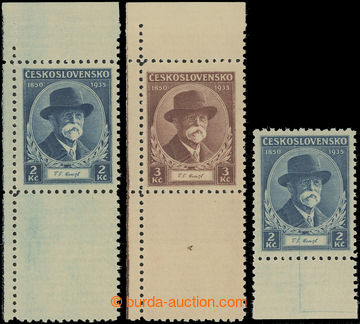 202433 - 1935 Pof.287-288KD, 85. narozeniny TGM, hodnoty 2K + 3K lev