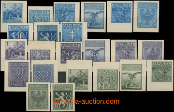 202453 - 1918-1919 VOLKAR Z.  selection of 23 pcs of refused designes