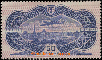 202474 - 1936 Mi.321, Letadlo nad Paříží, tzv. bankovka; zcela ne