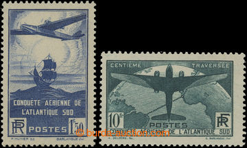 202475 - 1936 Mi.326-327, 100. přelet oceánu 1,50Fr a 10Fr, oblíbe