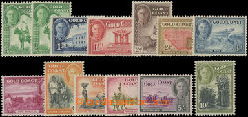 202503 - 1948 SG.135-146, George VI. Motives ½P - 10Sh; complete