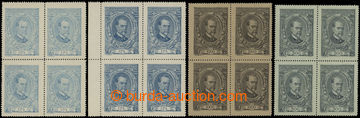 202573 -  Pof.140-142, 125h (2x), 500h and 1000h, complete set in blo