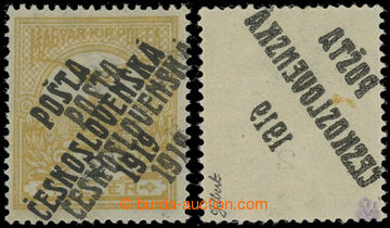 202581 -  Pof.90Pd + Ob, 2f yellow, 2 pcs of stamp., from that 1x dou