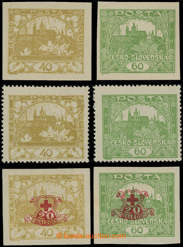202645 -  Pof.170-171 On, Nb, Nc, complete set of unissued stamp. Hra