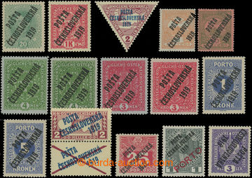 202658 -  PARTIE / very interesting comp. of 14 stamps, it contains e