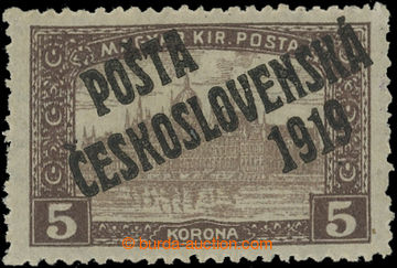 202704 -  Pof.117, 5 Koruna brown, type I.; hinged, exp. by Mrnak., V