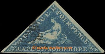 202748 - 1853 SG.2, Alegorie 4P tmavě modrá (deep blue), tmavě mod