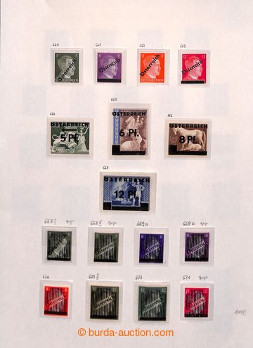 202858 - 1945-1956 [COLLECTIONS]  incomplete collection on free sheet