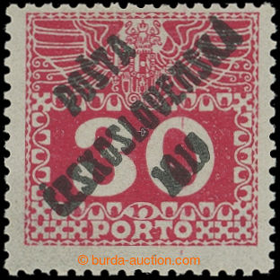 202902 -  Pof.70, Large numerals 30h, overprint type I.; exp. by Lese