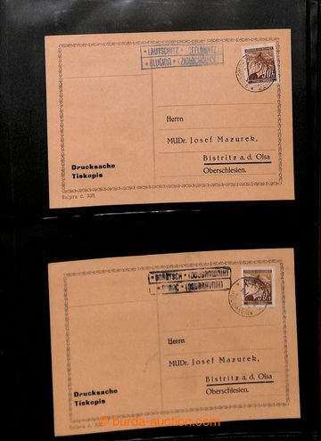 202939 - 1942 [COLLECTIONS]  POSTAL-AGENCIES  collection 150 pcs of U