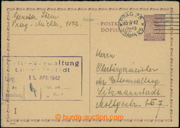 203053 - 1942 GHETTO LITZMANNSTADT   I. part from Bohemian and Moravi