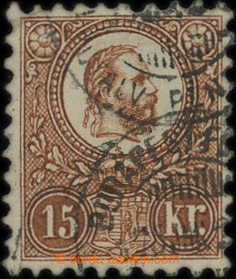 203081 - 1871 Mi.12c, copper print Franz Joseph I. 15 Kreuzer copper 