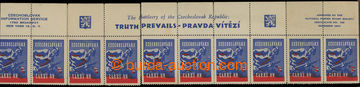 203153 - 1943 TRUTH PREVAILS - PRAVDA VÍTĚZÍ  war advertising labe