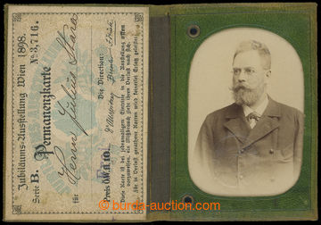 203156 - 1898 AUSTRIA-HUNGARY   pernamentní entrance ticket for on/f