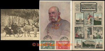 203164 - 1912-1915 Franz Joseph I. - comp. 3 pcs of Ppc with Austrian