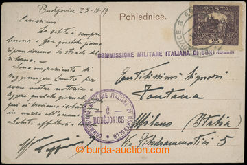203177 - 1919 COMMISSIONE MILITARE ITALIANA DI CONTROLLO/ Č. BUDĚJO