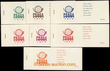 203214 - 1978 stamp-booklet 10 - stamp-booklet 15 / PRAGA 1978 / comp