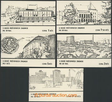 203216 - 1979 stamp-booklet  unofficial issue Gottwaldov 79, comp. 5 