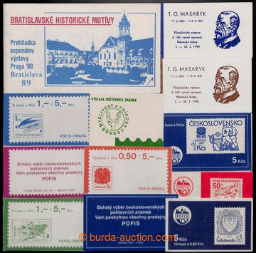 203217 - 1984-1989 stamp-booklet  selection of 22 pcs of stamp bookle