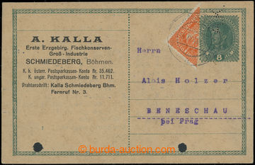 203333 - 1918 Maxa A36, souběžná identifikační rakouská dopisni