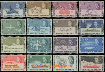 203517 - 1963-1969 SG.1-15a, Alžběta II. - Motivy; kompletní bezva