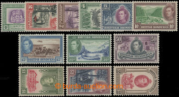 203518 - 1938-1947 SG.150-161, George VI. - Motives; complete set, mi