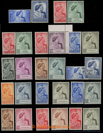 203526 - 1948-1949 OMNIBUS / Silver Jubilee / Royal Silver Wedding; c