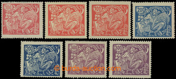 203603 -  Pof.173B-175B, 100h red I-III, 200h blue II. and type III a