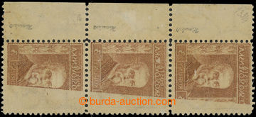 203722 - 1925 Pof.198 production flaw, Gravure 3CZK brown, type III.,