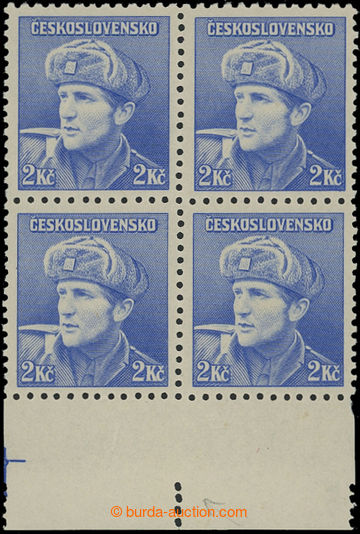 203790 - 1945 Pof.397VV, London-issue 2 Koruna, the bottom marginal b