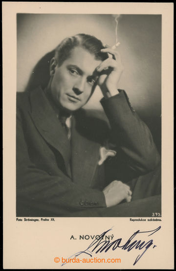 203804 - 1938? NOVOTNÝ Anthony (1913-2005), Czech movie actor, autog