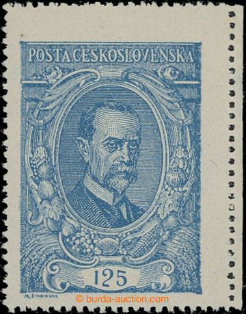 203844 -  Pof.140a plate variety, value 125h ultramarine with plate f
