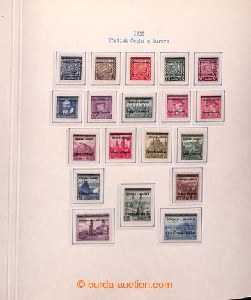 203850 - 1939-1945 [SBÍRKY]  pěkná generální sbírka na zasklen