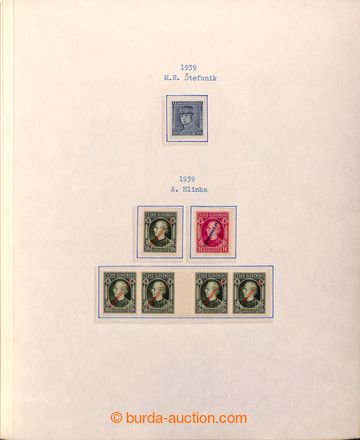203880 - 1939-1935 [SBÍRKY]  sbírka na listech v pérových deskác
