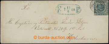 203935 - 1858 letter to Copenhagen with Mi.3, AFA 3, Coat of arms 2S 