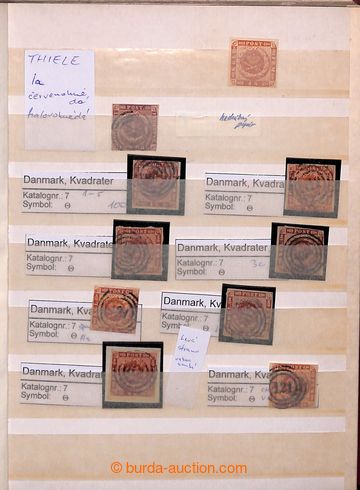 203975 - 1851-1858 [COLLECTIONS]  study selection of 100 stamps value