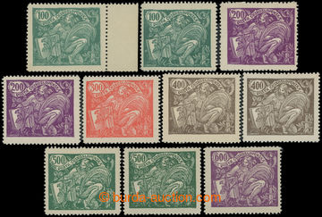 204035 -  Pof.164A-169A, complete set of, outside 300h and 600h after