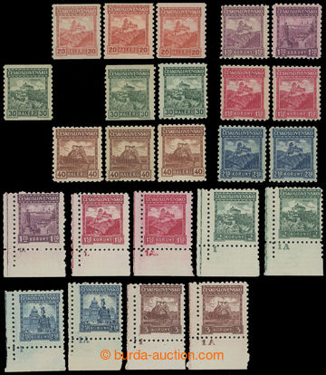 204052 - 1926 Pof.209-215, 219-224, Castles, complete set 15 pcs of s