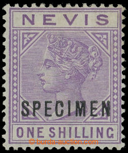 204349 - 1882 SG.34, Victoria 1Sh light violet with overprint SPECIME