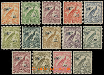 204379 - 1932 SG.190-203, air-mails Bird of Paradise ½P - £