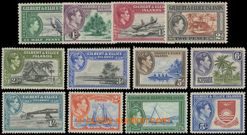 204390 - 1939 SG.43-54, George VI. - Local motives 1/2P-5Sh; complete