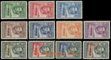 204394 - 1938 SG.118-128, George VI. - Landscape 1/2P-10Sh; complete 