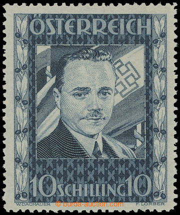 204786 - 1936 ANK.588, Dollfuss 10Sh; bezvadný kus, kat. 1.000€